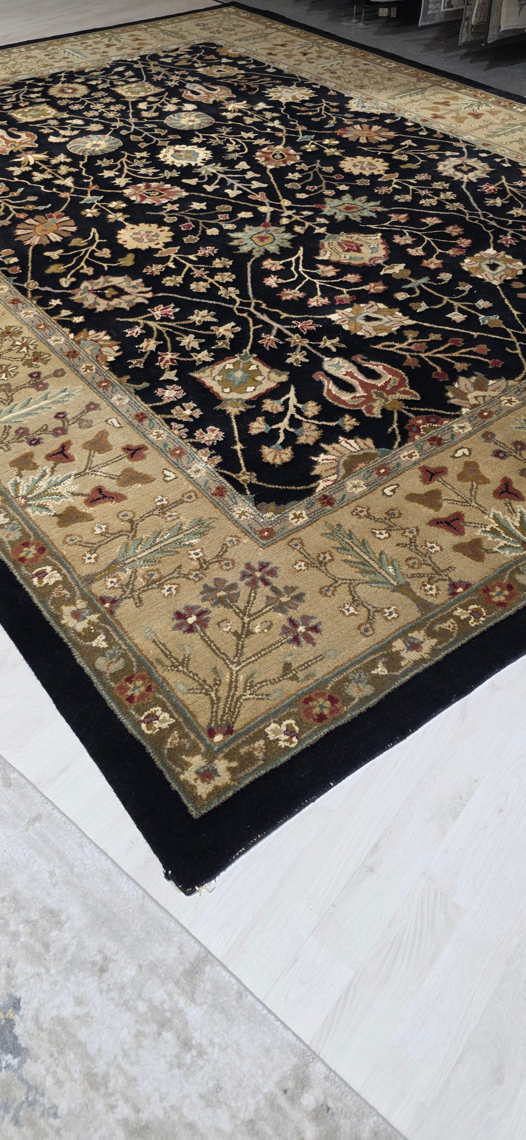 Turkish Hand-Tufted Rug 8'6" x 11'3" - Multi-Color - Brand New