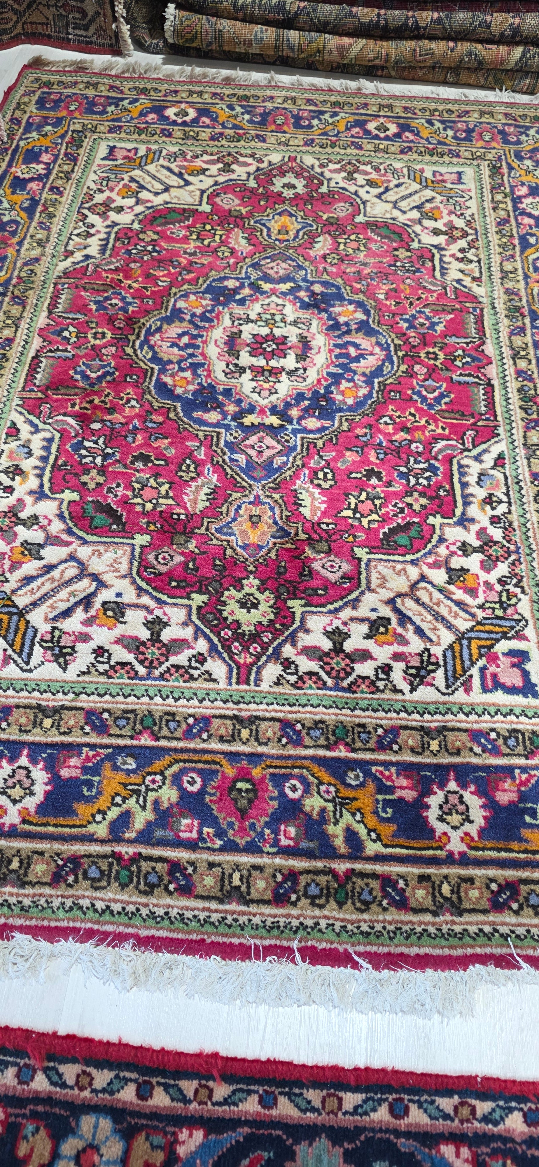 3'3" x 4'10" Brand New Persian Hand-Knotted Rug - Multi-Color - One of a Kind