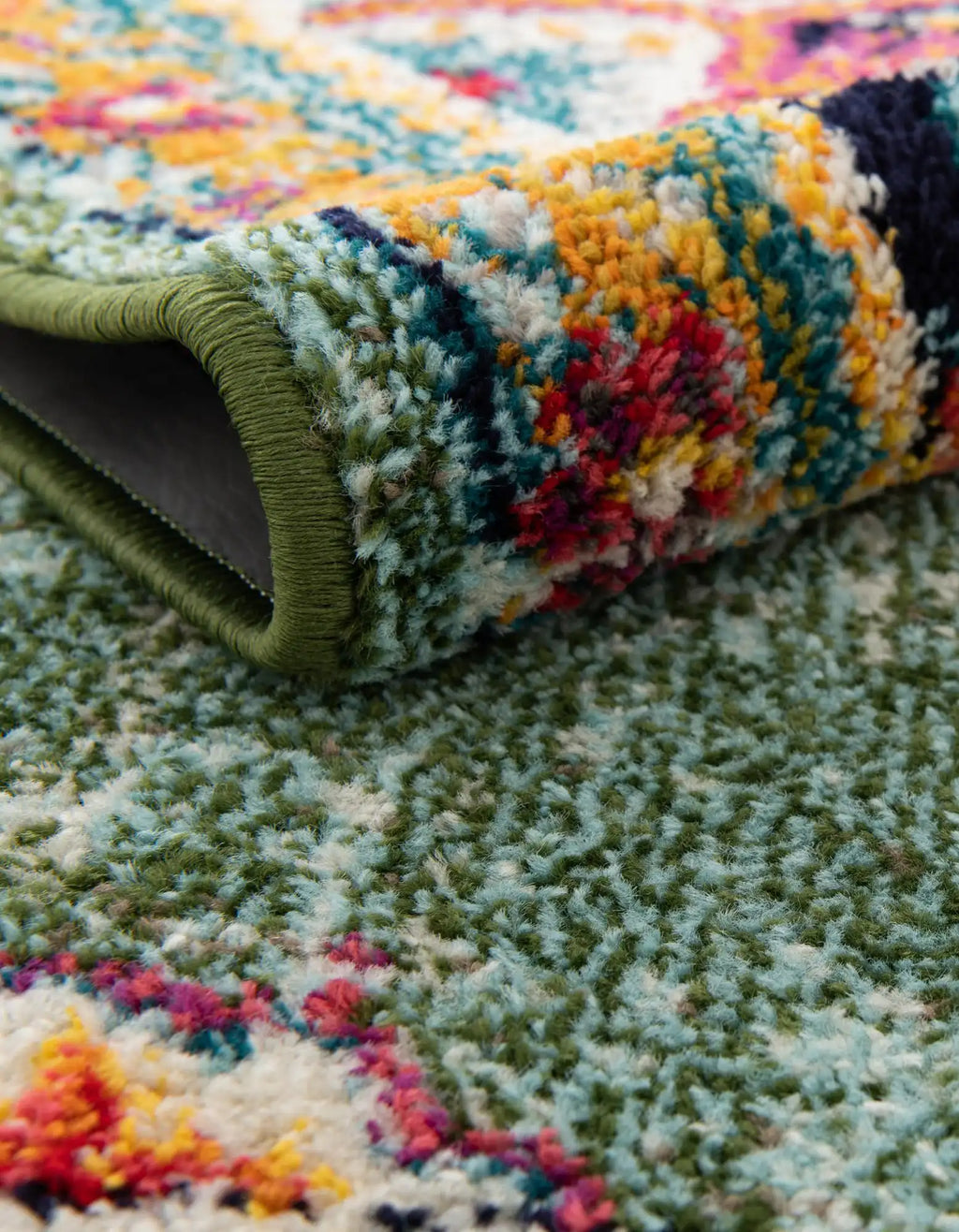 10x14 Power Loomed Traditional Area Rug - Multicolor Floral Design - Multiple Sizes & Colors Available