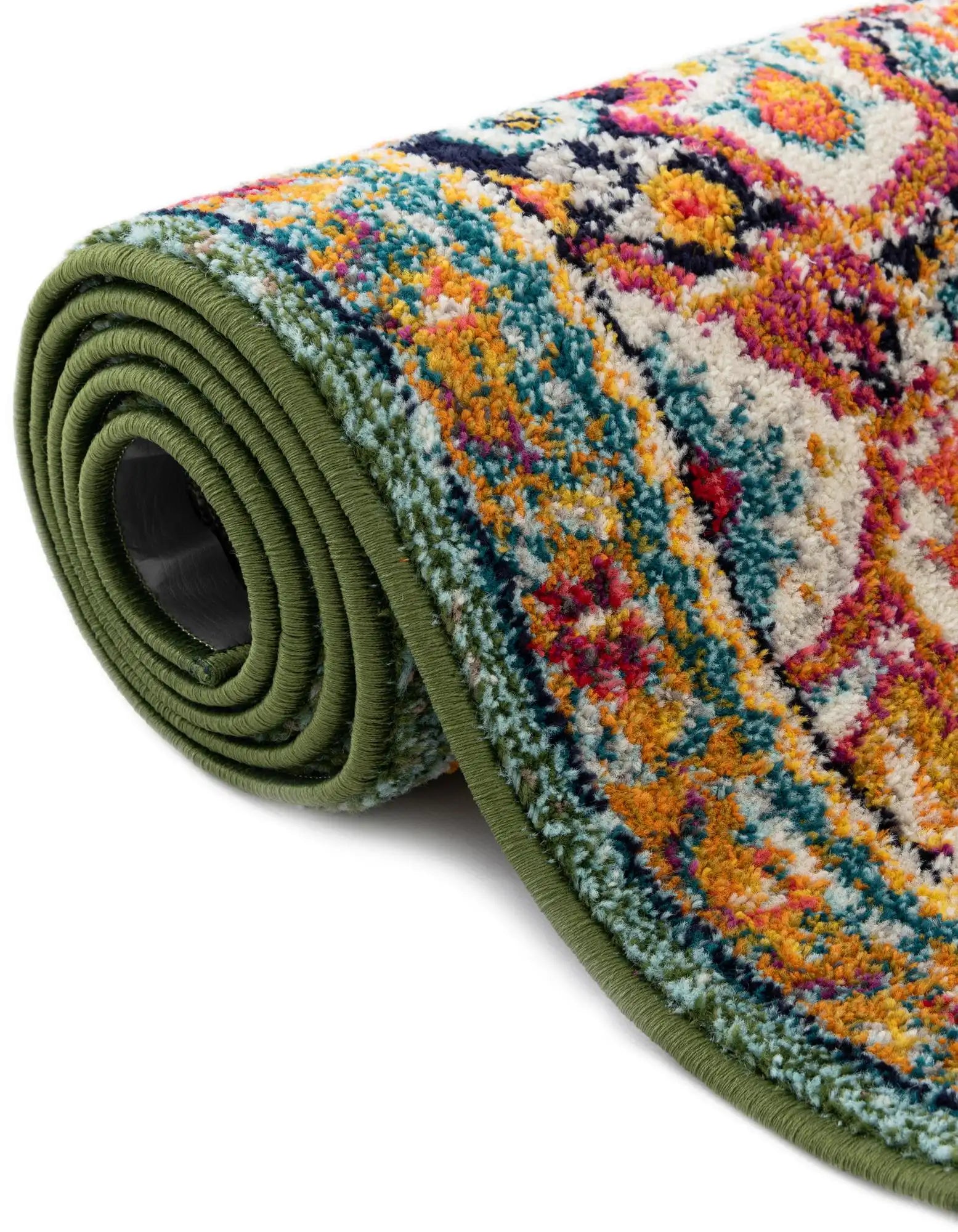 10x14 Power Loomed Traditional Area Rug - Multicolor Floral Design - Multiple Sizes & Colors Available