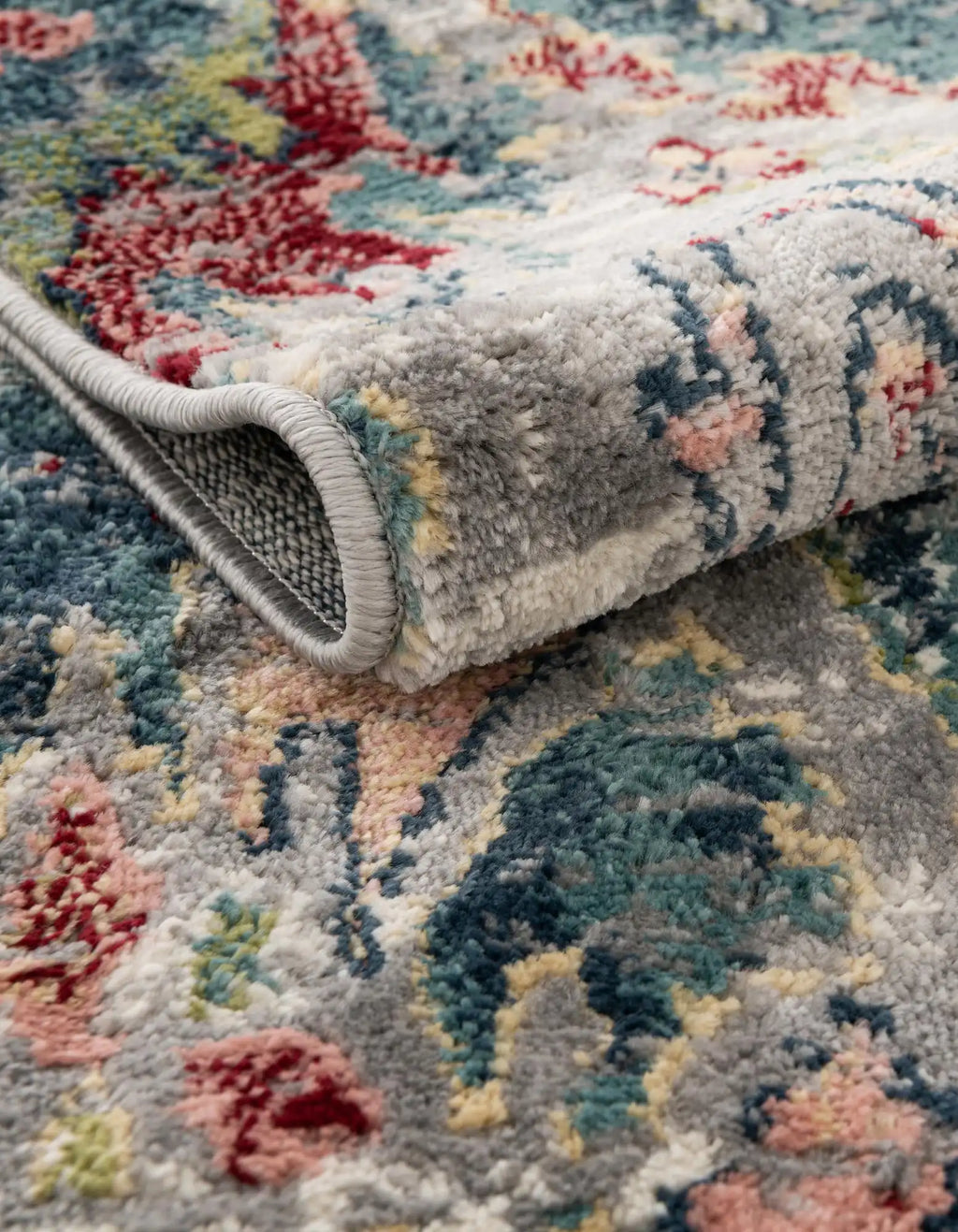 10x13 Power Loomed Traditional Area Rug - Blue Burgundy Gray Green Navy Pink - Multiple Sizes & Colors Available