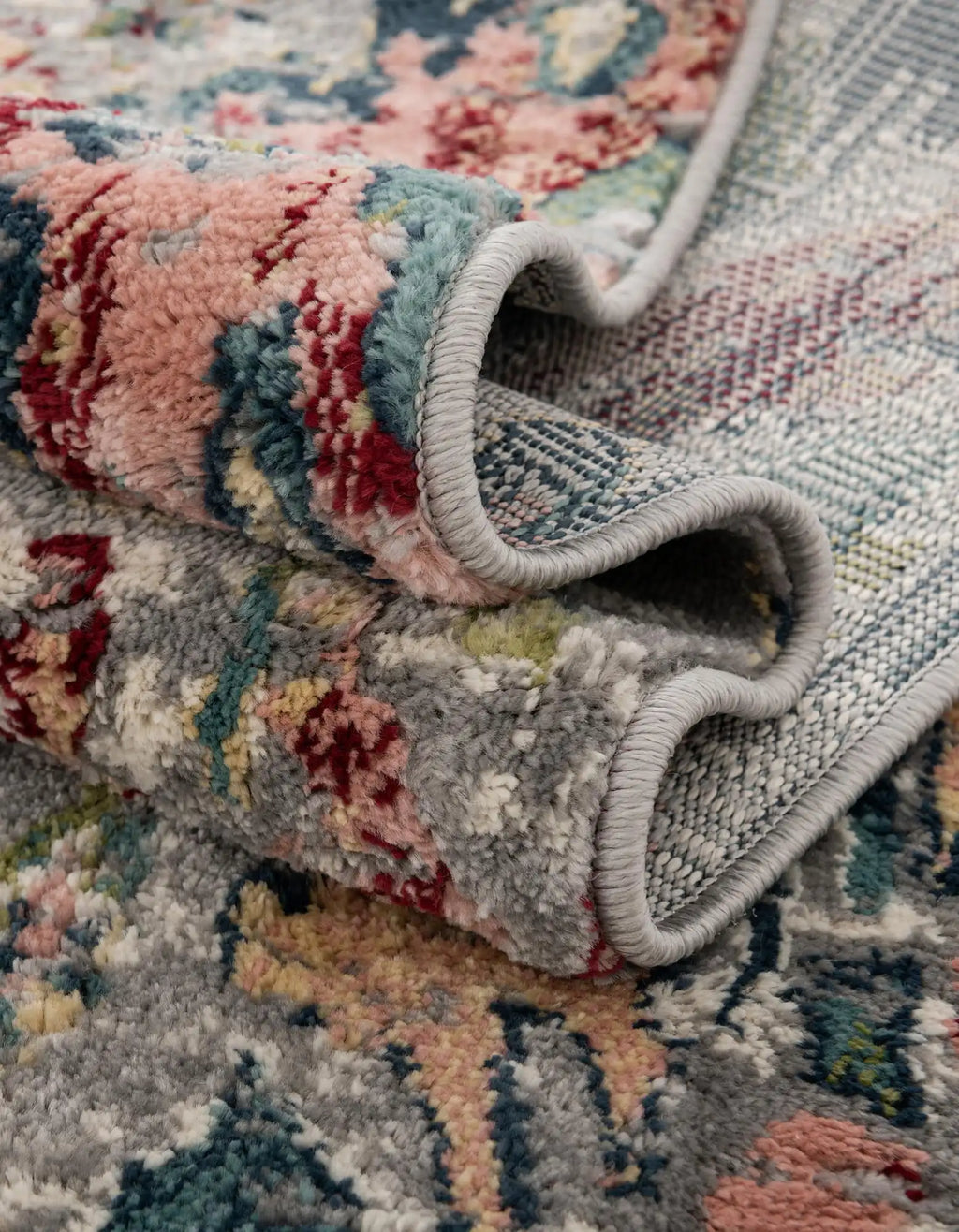 10x13 Power Loomed Traditional Area Rug - Blue Burgundy Gray Green Navy Pink - Multiple Sizes & Colors Available