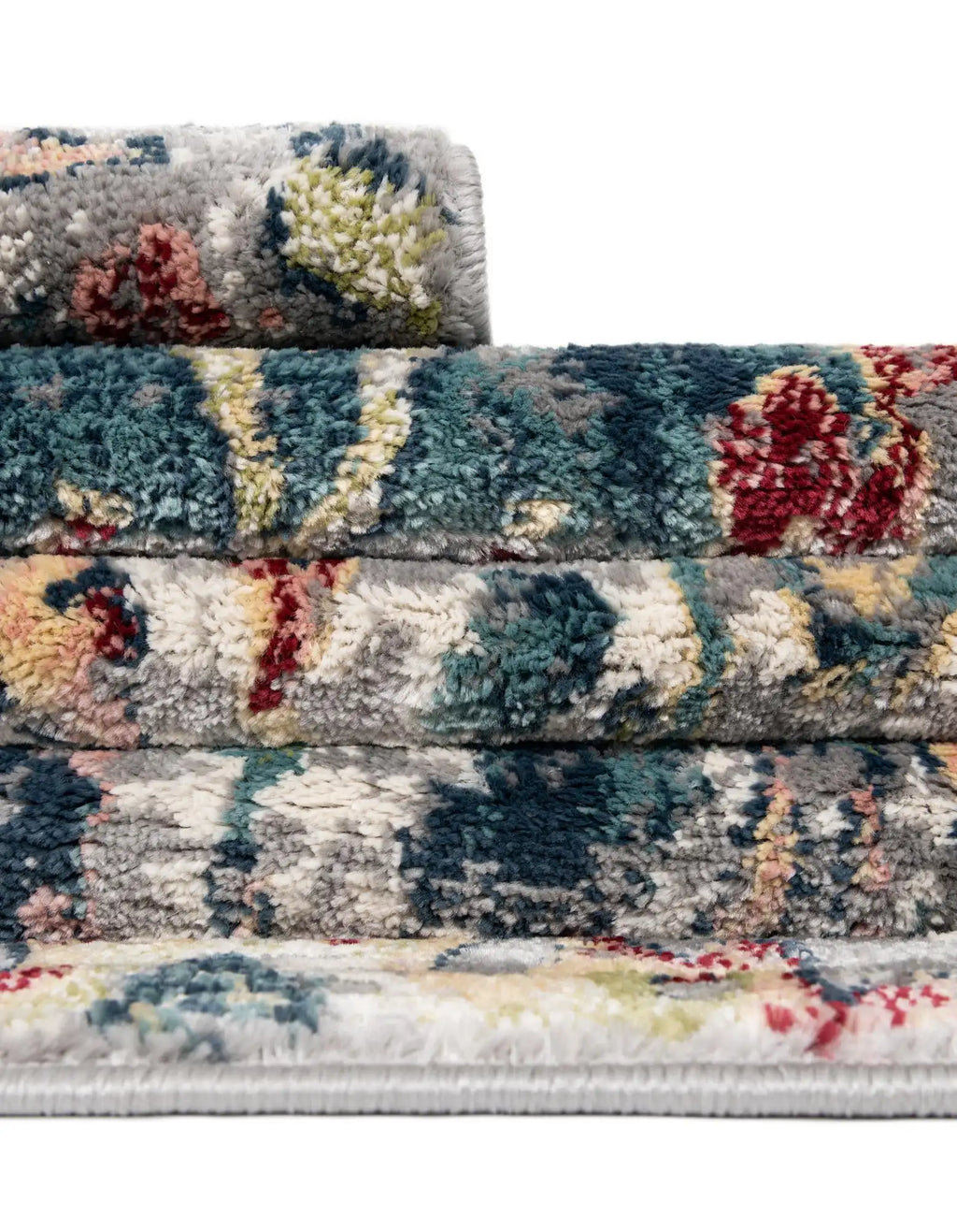 10x13 Power Loomed Traditional Area Rug - Blue Burgundy Gray Green Navy Pink - Multiple Sizes & Colors Available