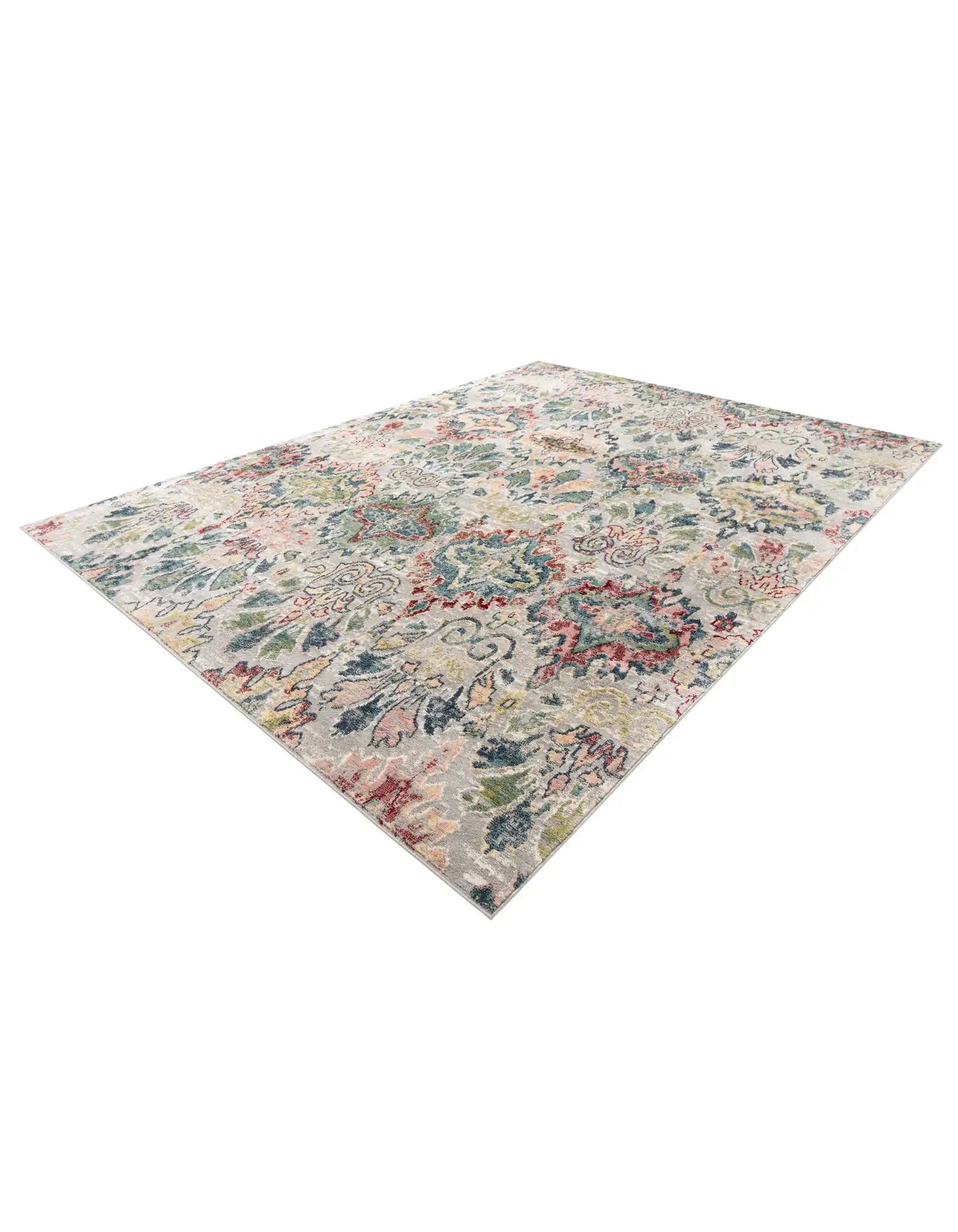 10x13 Power Loomed Traditional Area Rug - Blue Burgundy Gray Green Navy Pink - Multiple Sizes & Colors Available