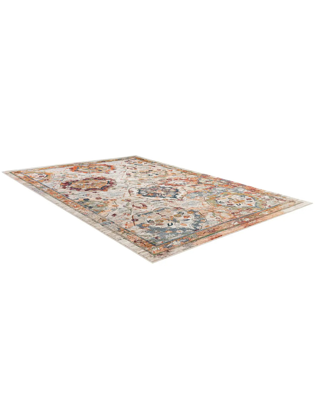 10x14 Power Loomed Traditional Area Rug - Multicolor Floral Design - Multiple Sizes & Colors Available