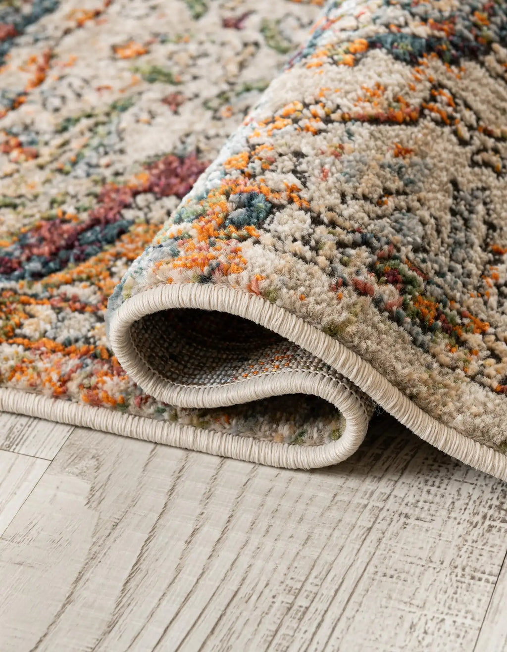 10x14 Power Loomed Traditional Area Rug - Multicolor Floral Design - Multiple Sizes & Colors Available