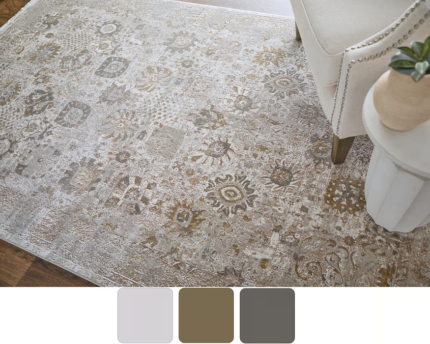 Modern Power-Loomed Area Rug 7'9" x 11' - High-Performance Blend by Feizy