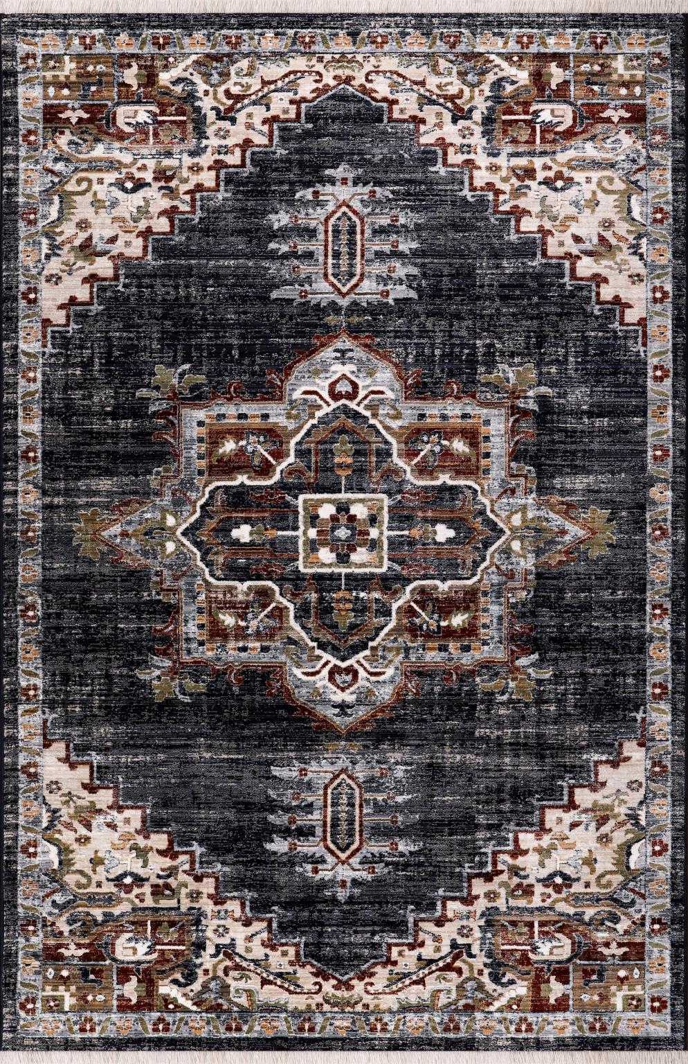 Sustainable Hand-Woven Area Rug 8' x 10' - 100% Recycled Polyester by Surya