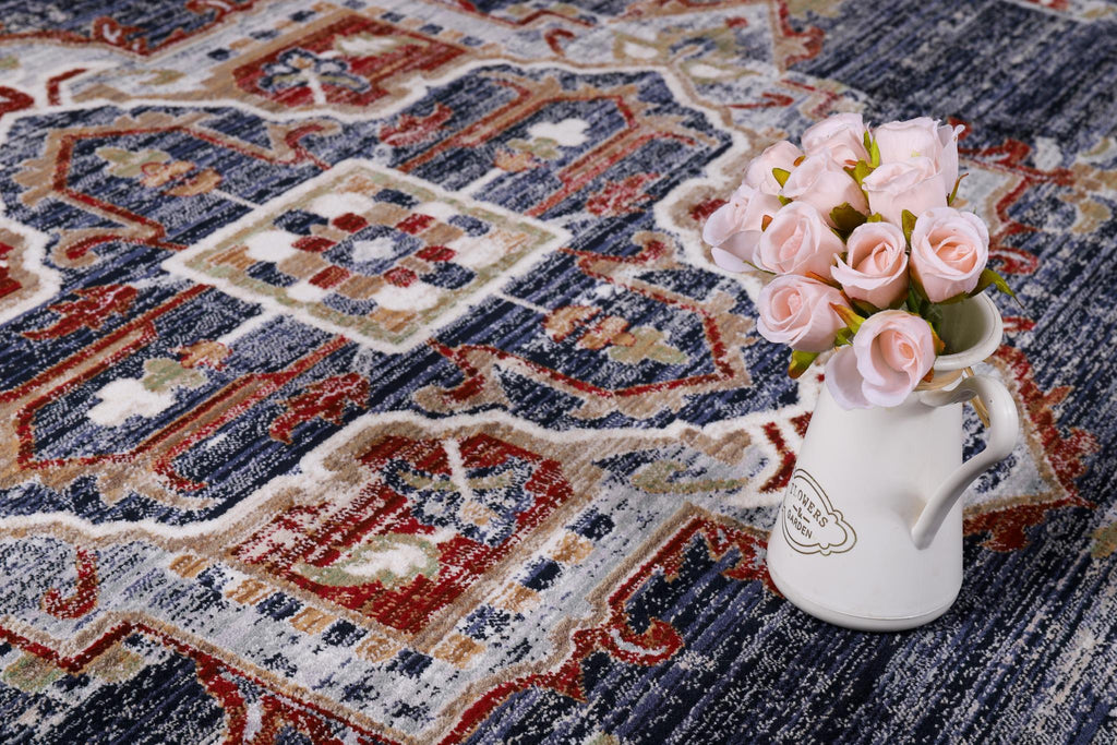 Sustainable Hand-Woven Area Rug 8' x 10' - 100% Recycled Polyester by Surya