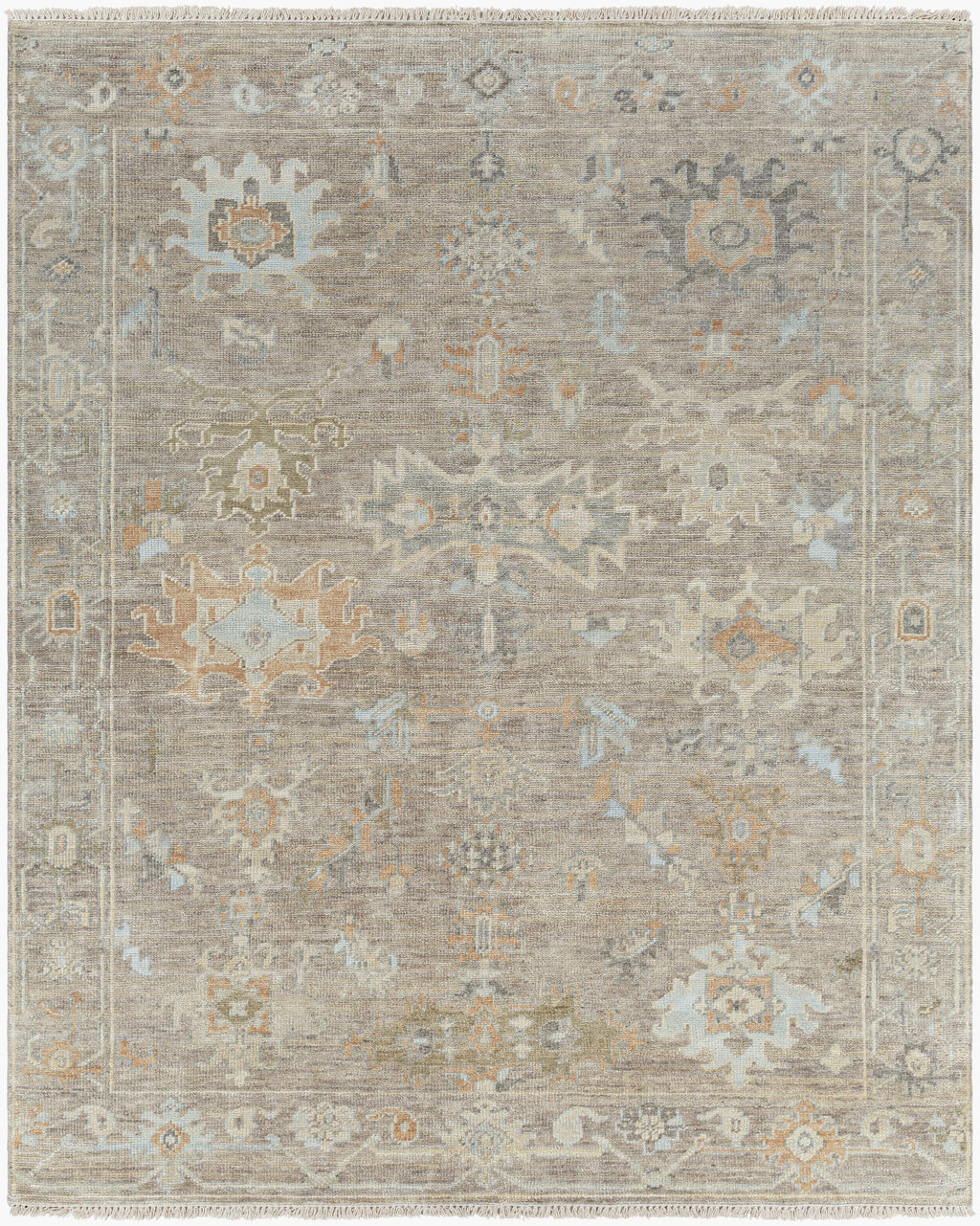 Timeless Hand-Knotted Area Rug 8' x 10' - 100% Wool by Surya