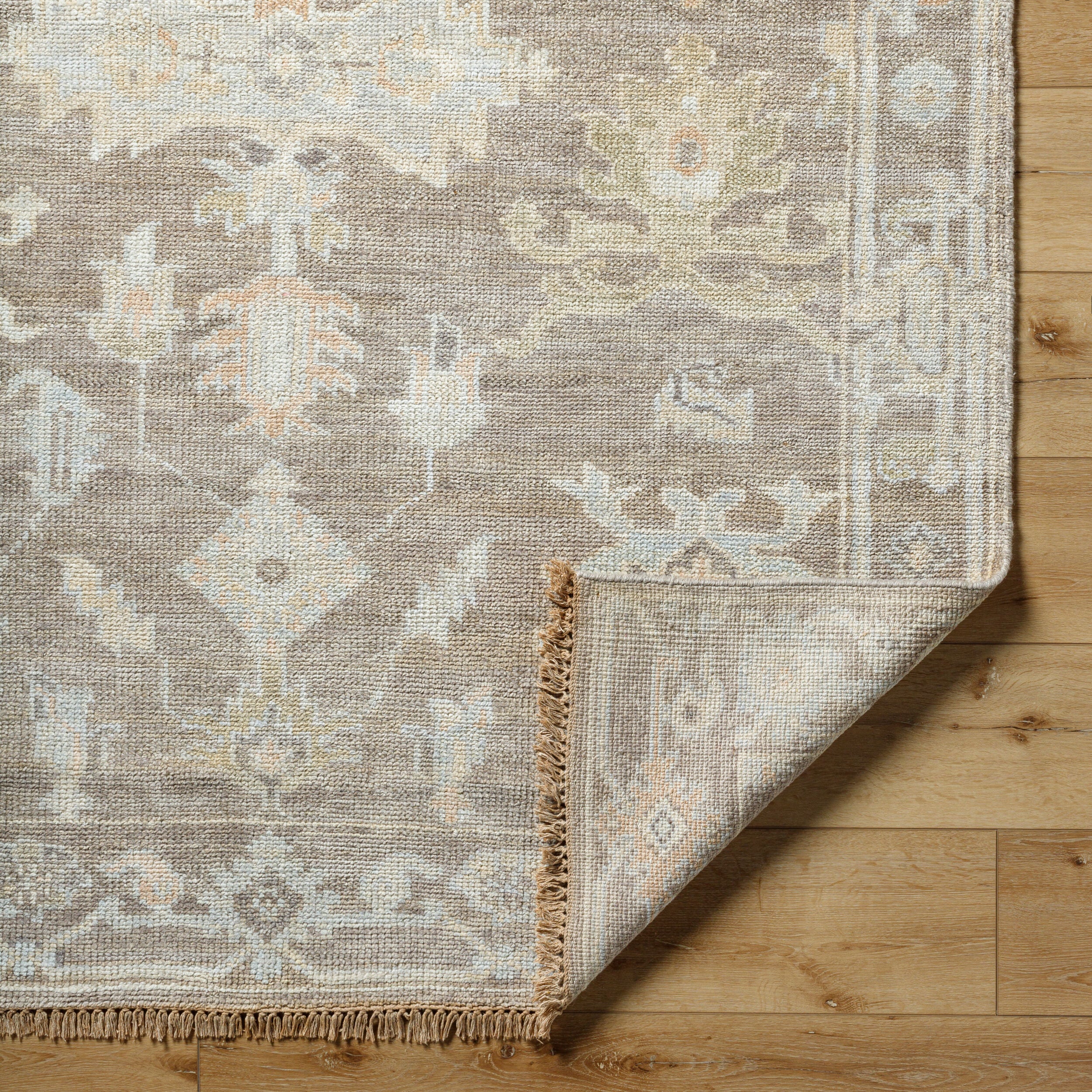Timeless Hand-Knotted Area Rug 8' x 10' - 100% Wool by Surya