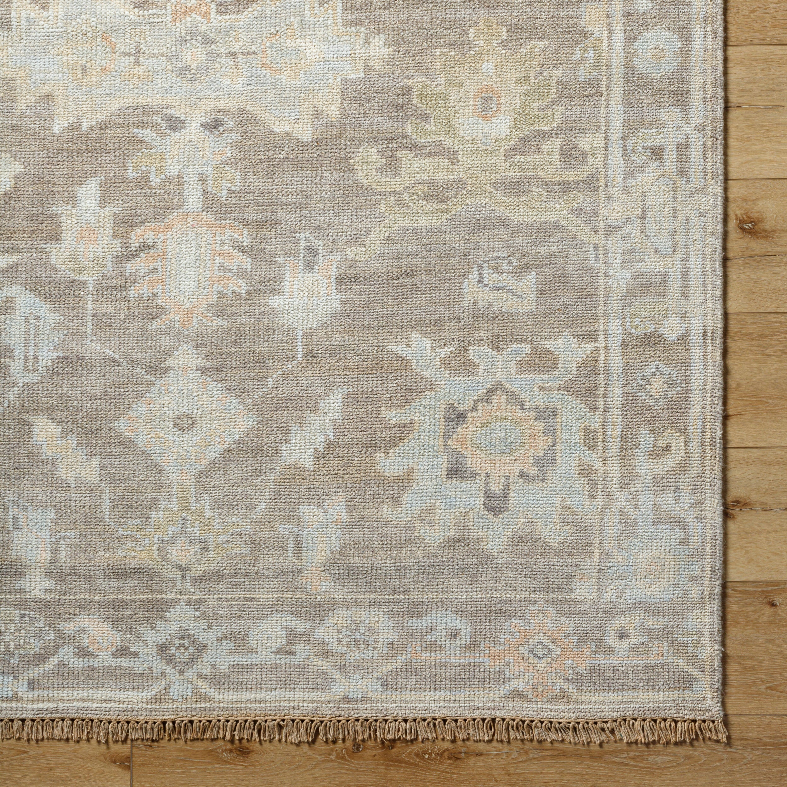 Timeless Hand-Knotted Area Rug 8' x 10' - 100% Wool by Surya