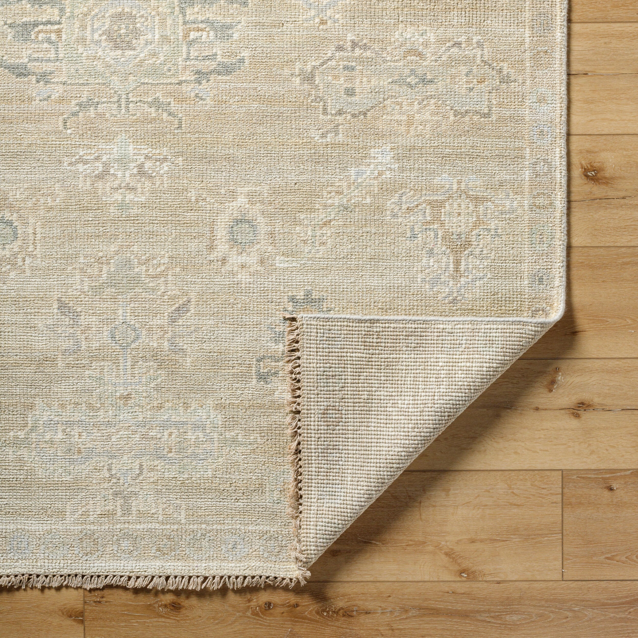 Classic Hand-Knotted Area Rug 8' x 10' - 100% Wool by Surya