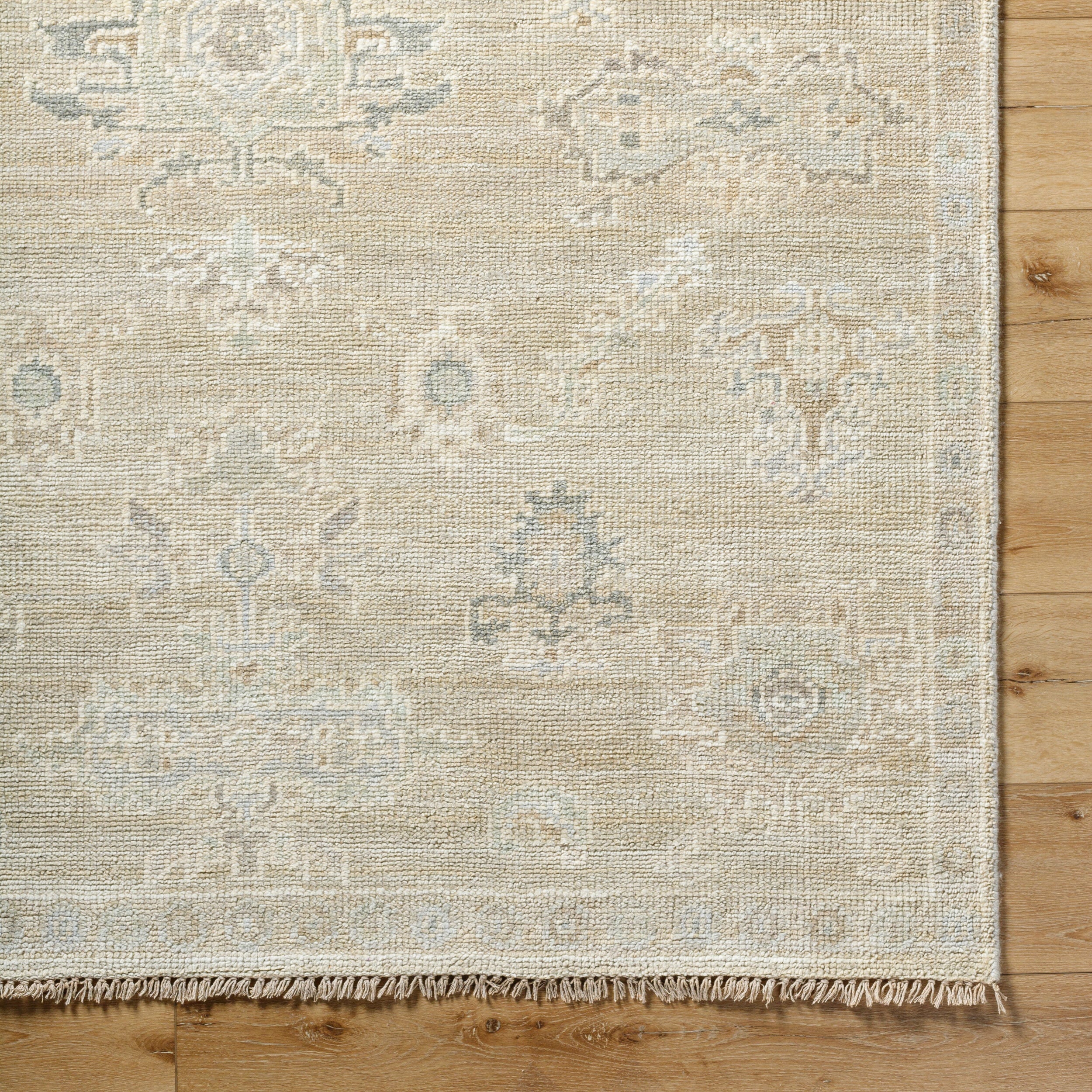 Classic Hand-Knotted Area Rug 8' x 10' - 100% Wool by Surya