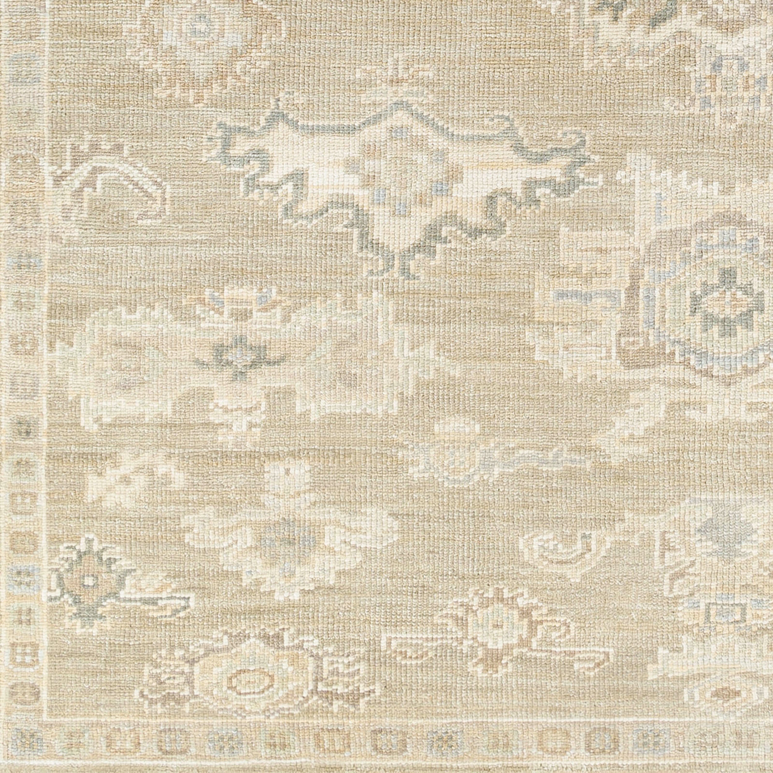 Classic Hand-Knotted Area Rug 8' x 10' - 100% Wool by Surya