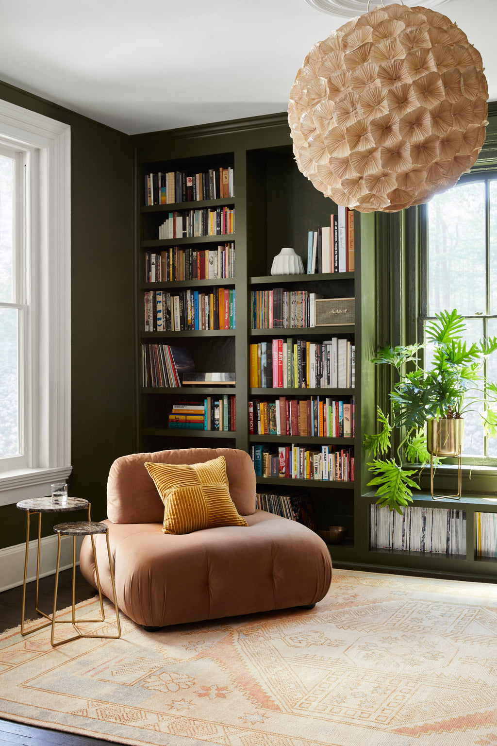 Premium Hand-Knotted Area Rug 8' x 10' - Wool Viscose Blend by Surya