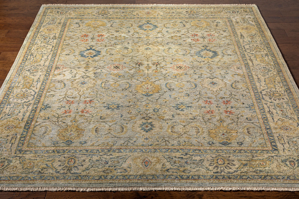 Artisan Hand-Knotted Area Rug 8' x 10' - 100% Wool with High/Low Texture by Surya