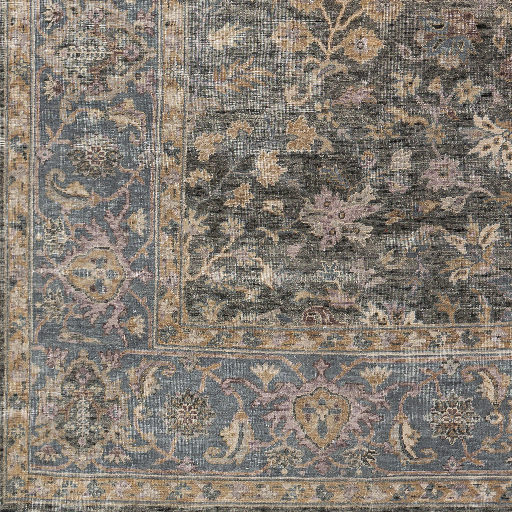 Elegant Hand-Knotted Area Rug 8' x 10' - 100% Wool with High/Low Texture by Surya