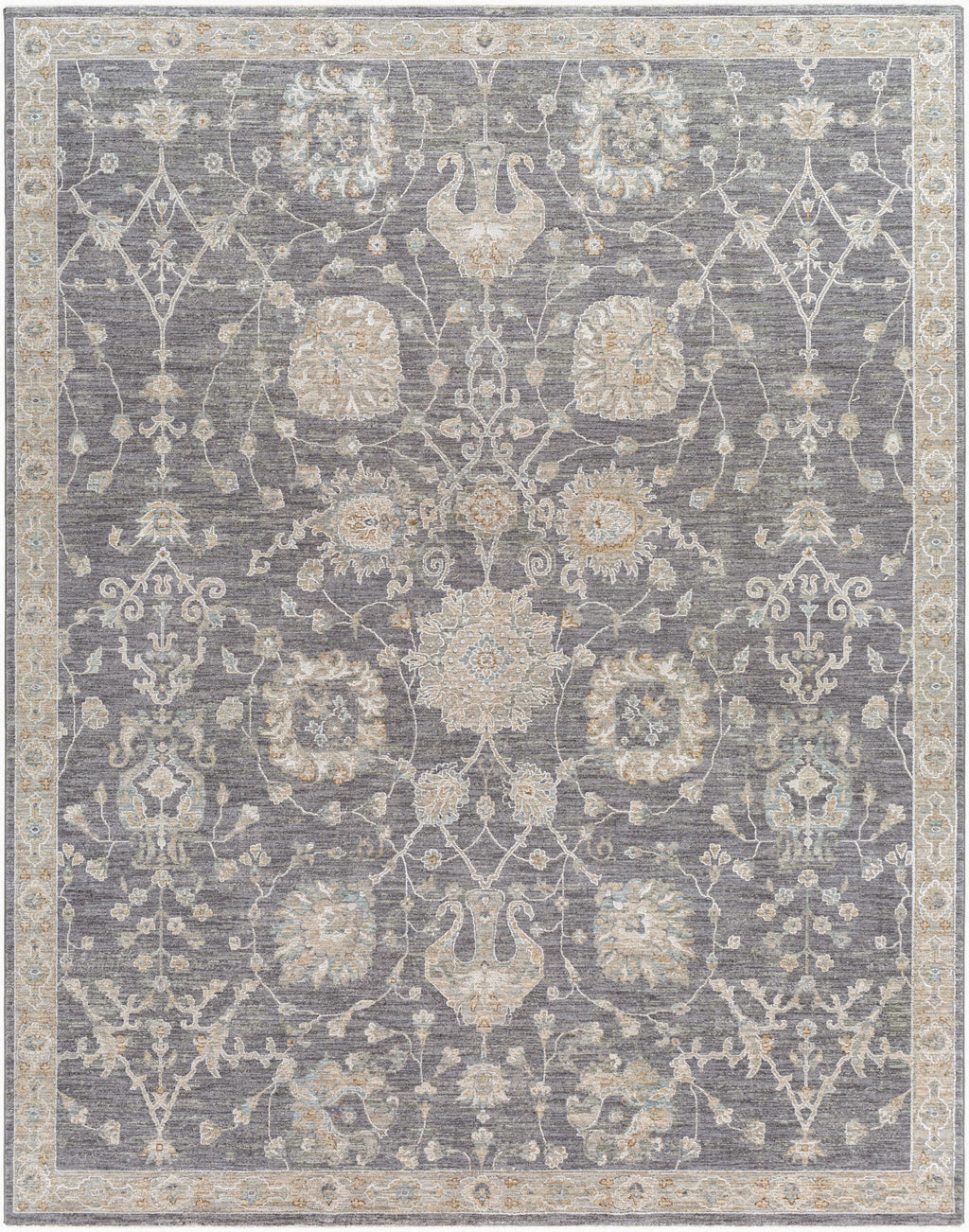 Easy-Care Machine-Woven Area Rug 7'10" x 10'2" - Polyester Polypropylene Blend by Surya
