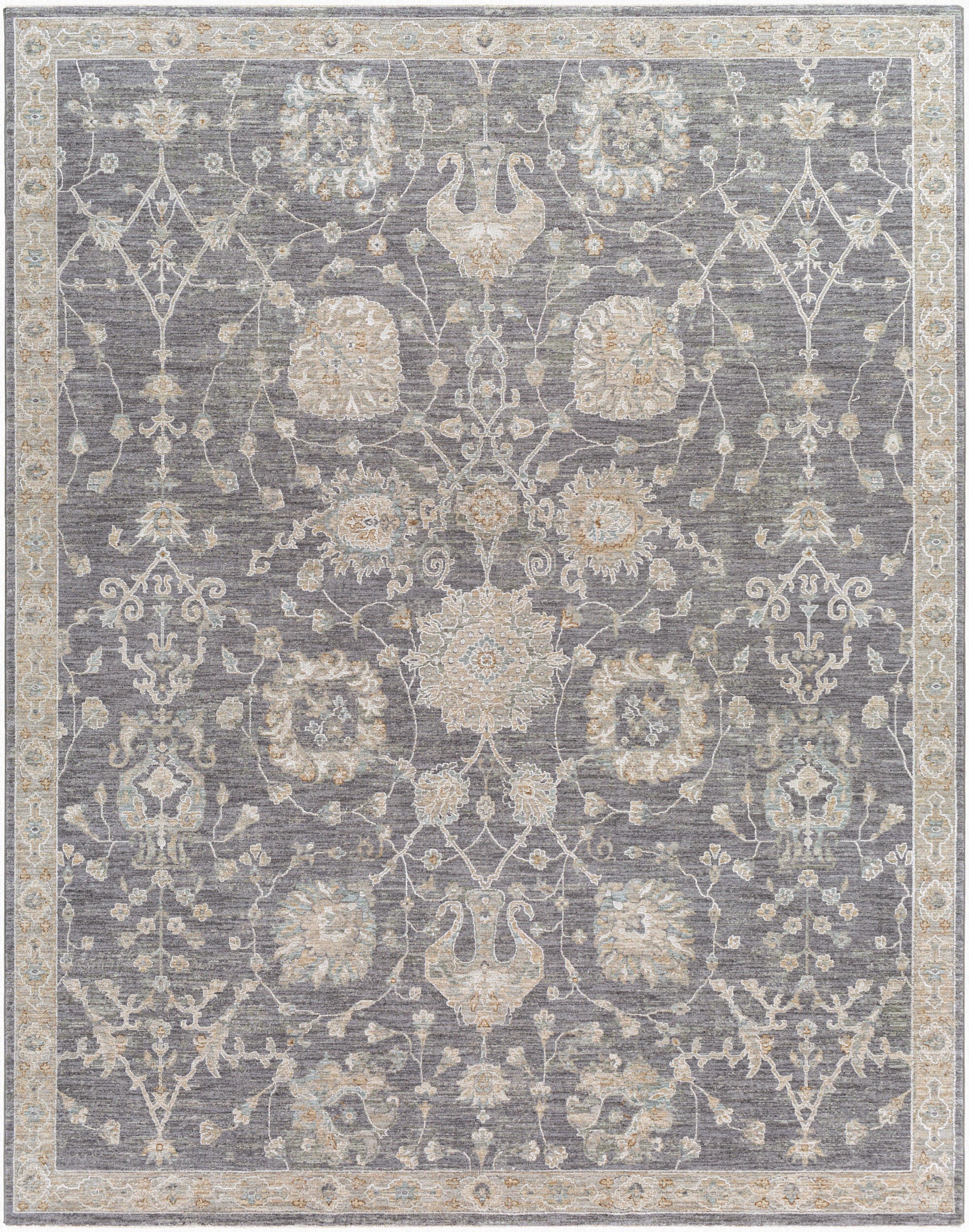 Easy-Care Machine-Woven Area Rug 7'10" x 10'2" - Polyester Polypropylene Blend by Surya