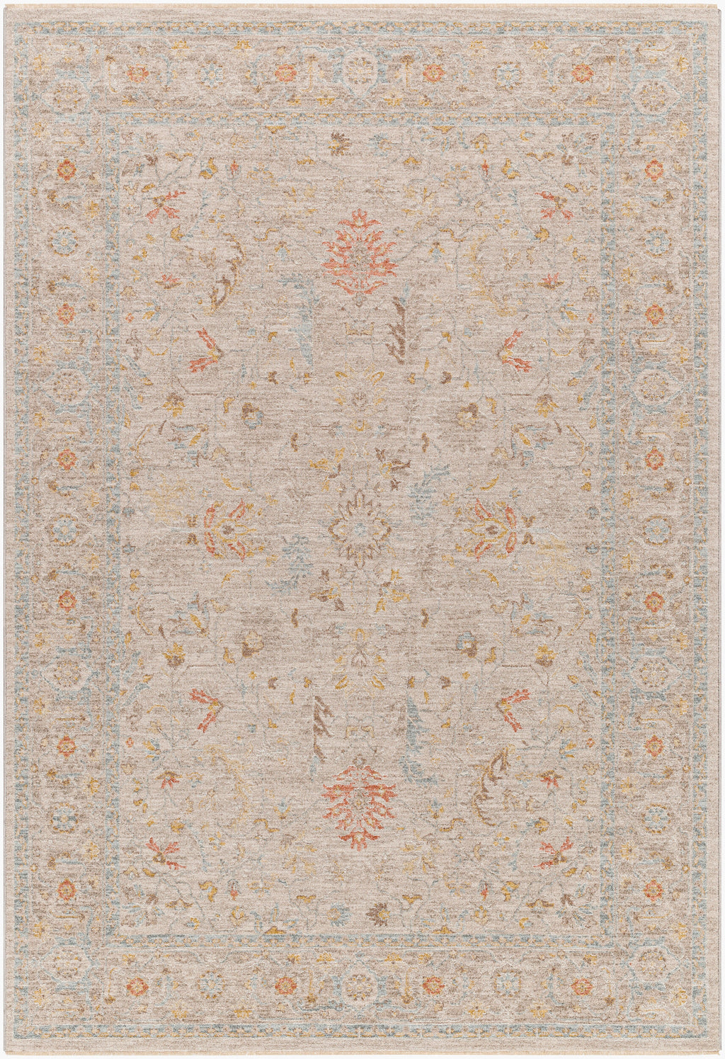 Durable Machine-Woven Area Rug 7'10" x 10'2" - 100% Polyester by Surya