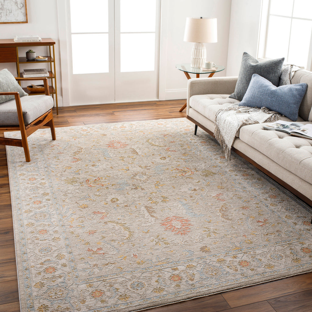 Durable Machine-Woven Area Rug 7'10" x 10'2" - 100% Polyester by Surya