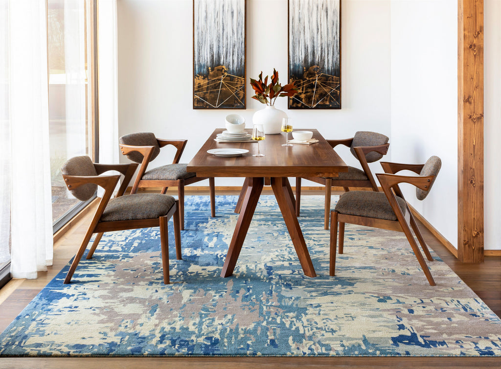 Premium Hand-Tufted Area Rug 8' x 11' - Wool Viscose Blend by Surya