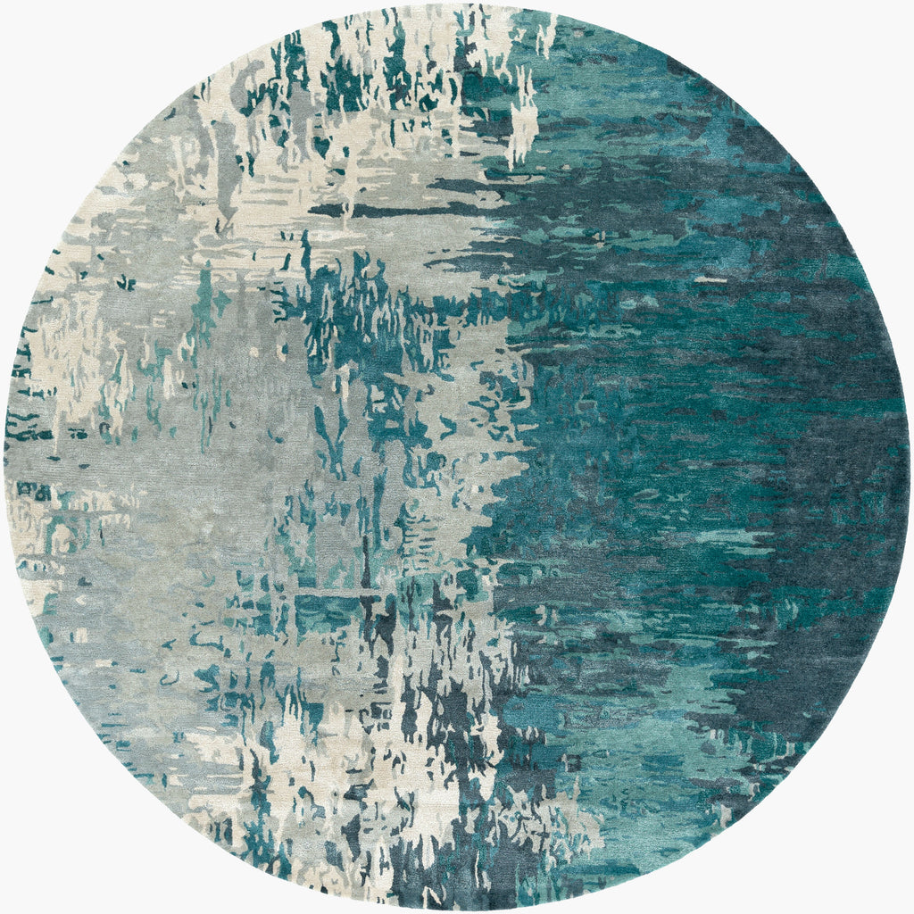 Artisan Hand-Tufted Area Rug 8' x 11' - Wool Viscose Blend by Surya