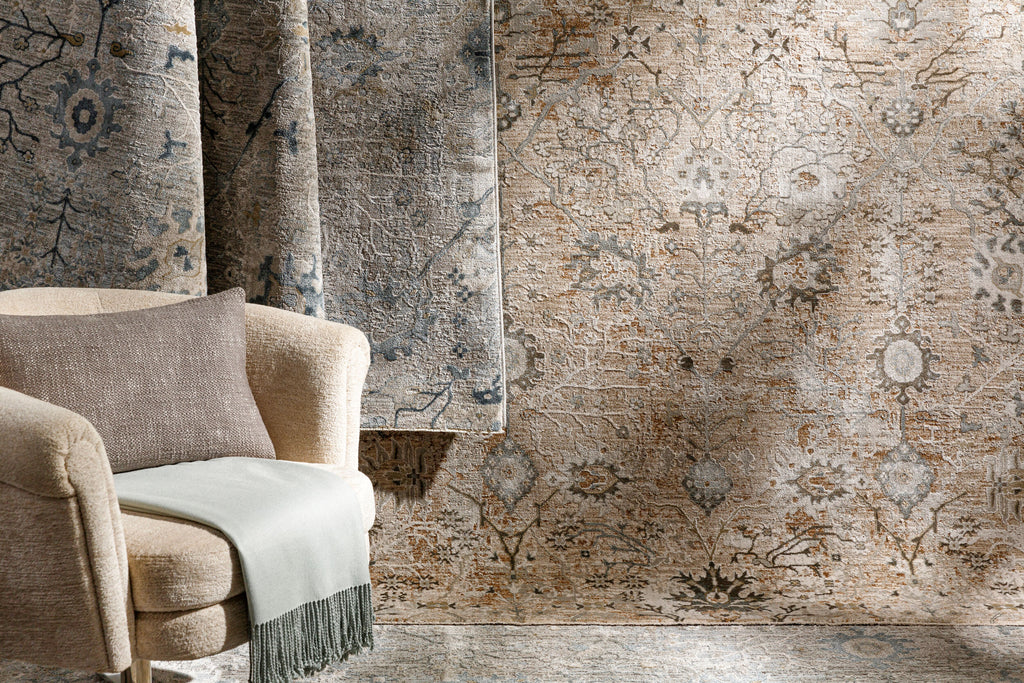 Durable Machine-Woven Area Rug 7'10" x 10'2" - Polyester Polypropylene Blend by Surya