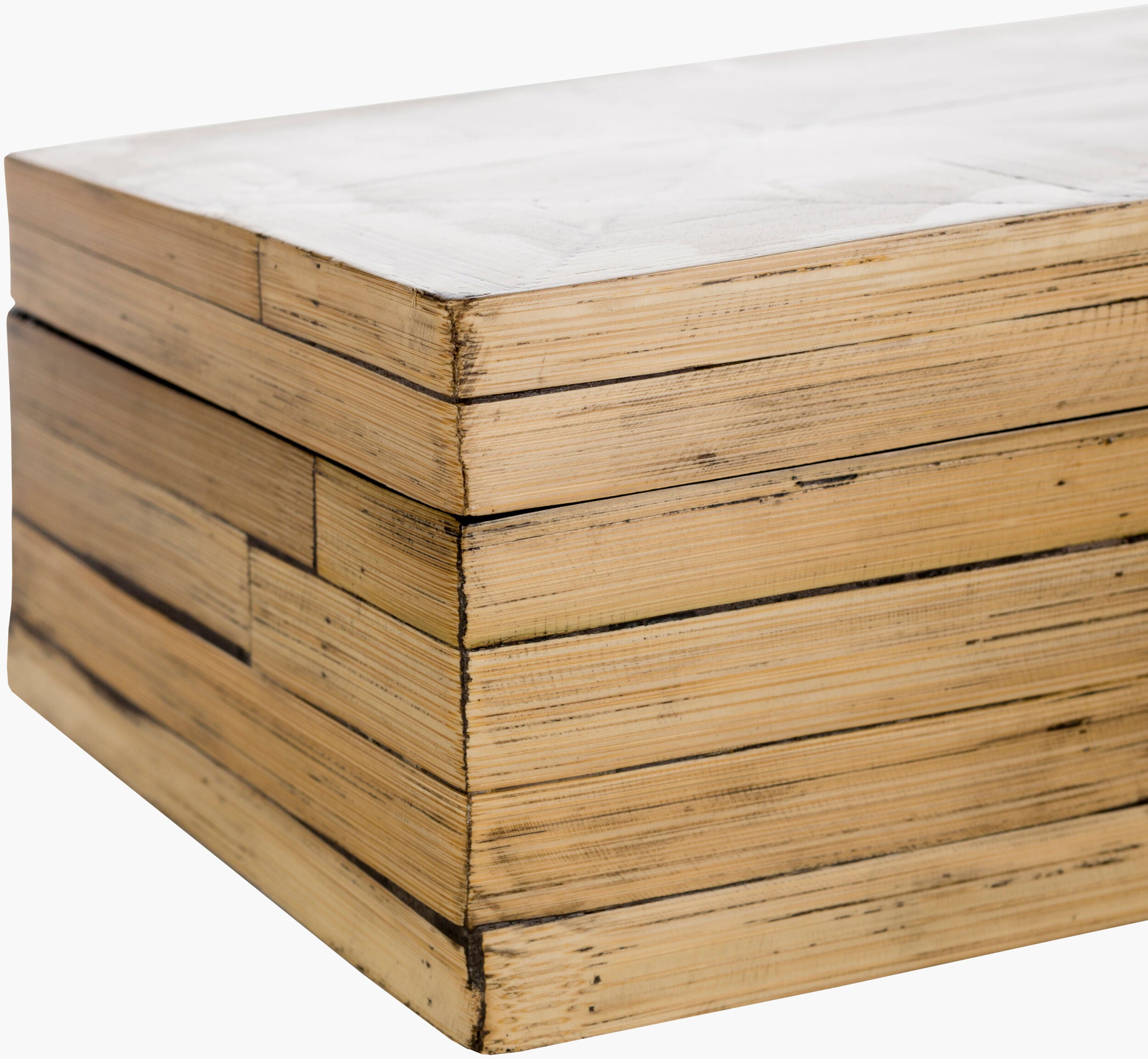 Unique Bamboo Garden Box Set - 3 Piece Decorative Storage by Surya