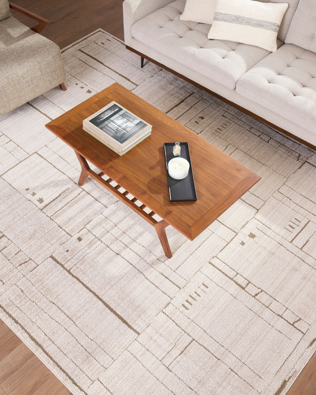 Durable Machine-Woven Area Rug 7'10" x 10'2" - Polypropylene Polyester Blend by Surya