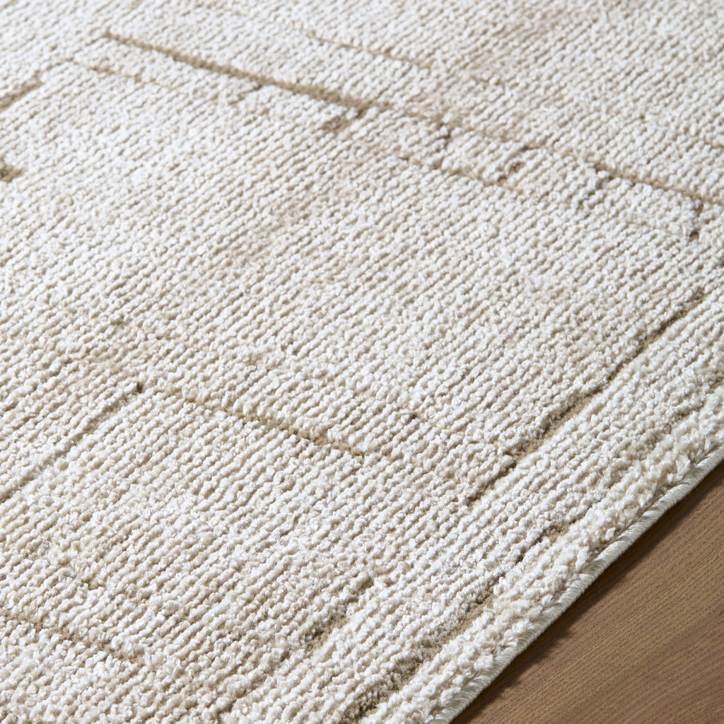 Durable Machine-Woven Area Rug 7'10" x 10'2" - Polypropylene Polyester Blend by Surya