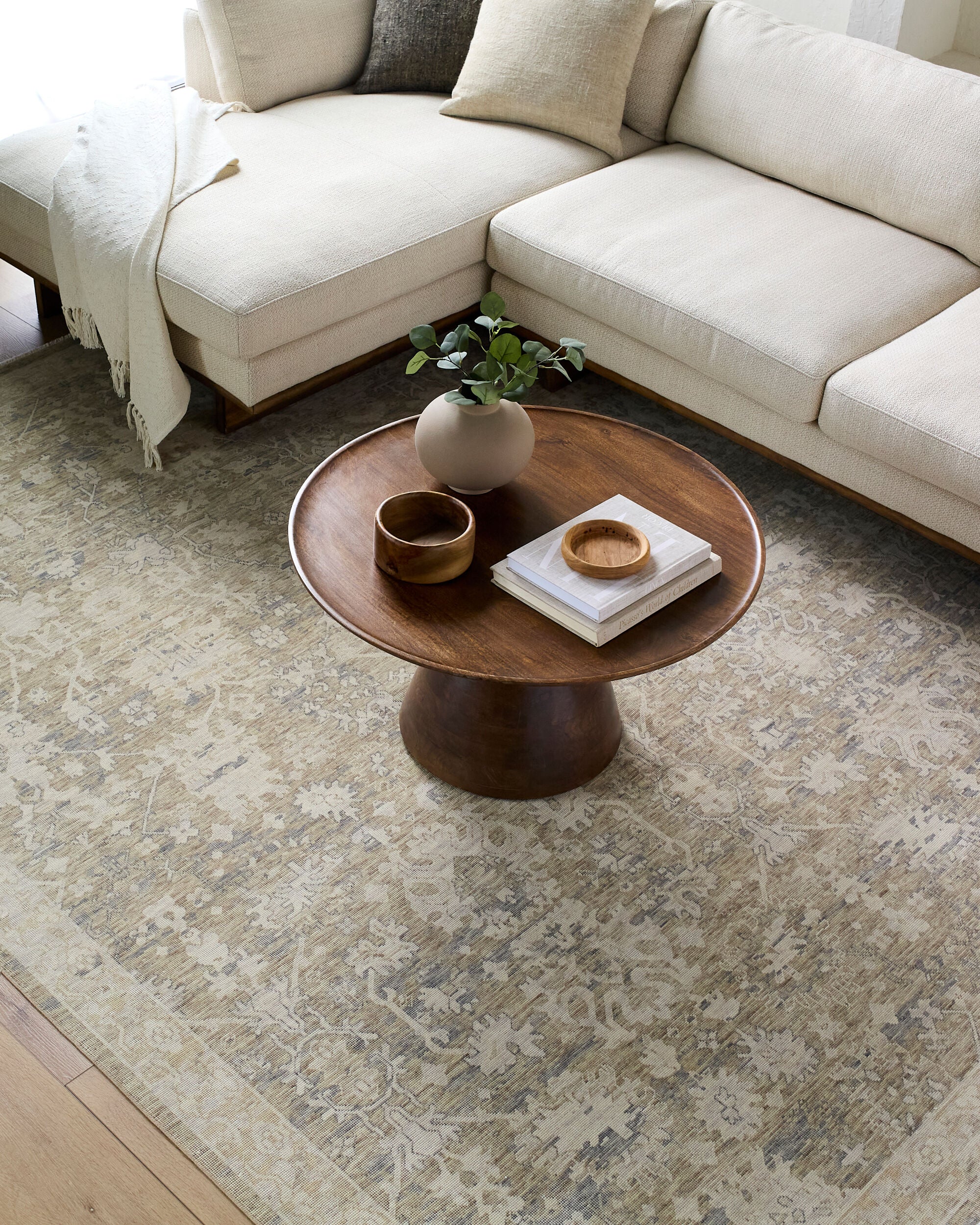 Heirloom Hand-Knotted Area Rug 7'10" x 9'10" - 100% Wool by Surya