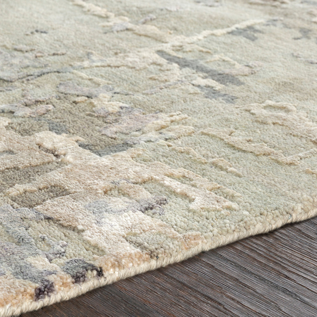 Heirloom Hand-Knotted Area Rug 8' x 11' - Wool Viscose Blend by Surya